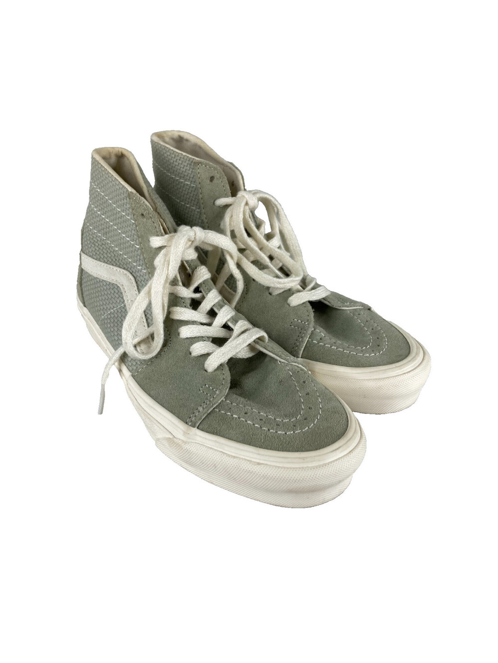 Vans Unisex Sneaker M 7.5 W 9 Sk8-Hi Tapered Eco Theory Green Sun Smile